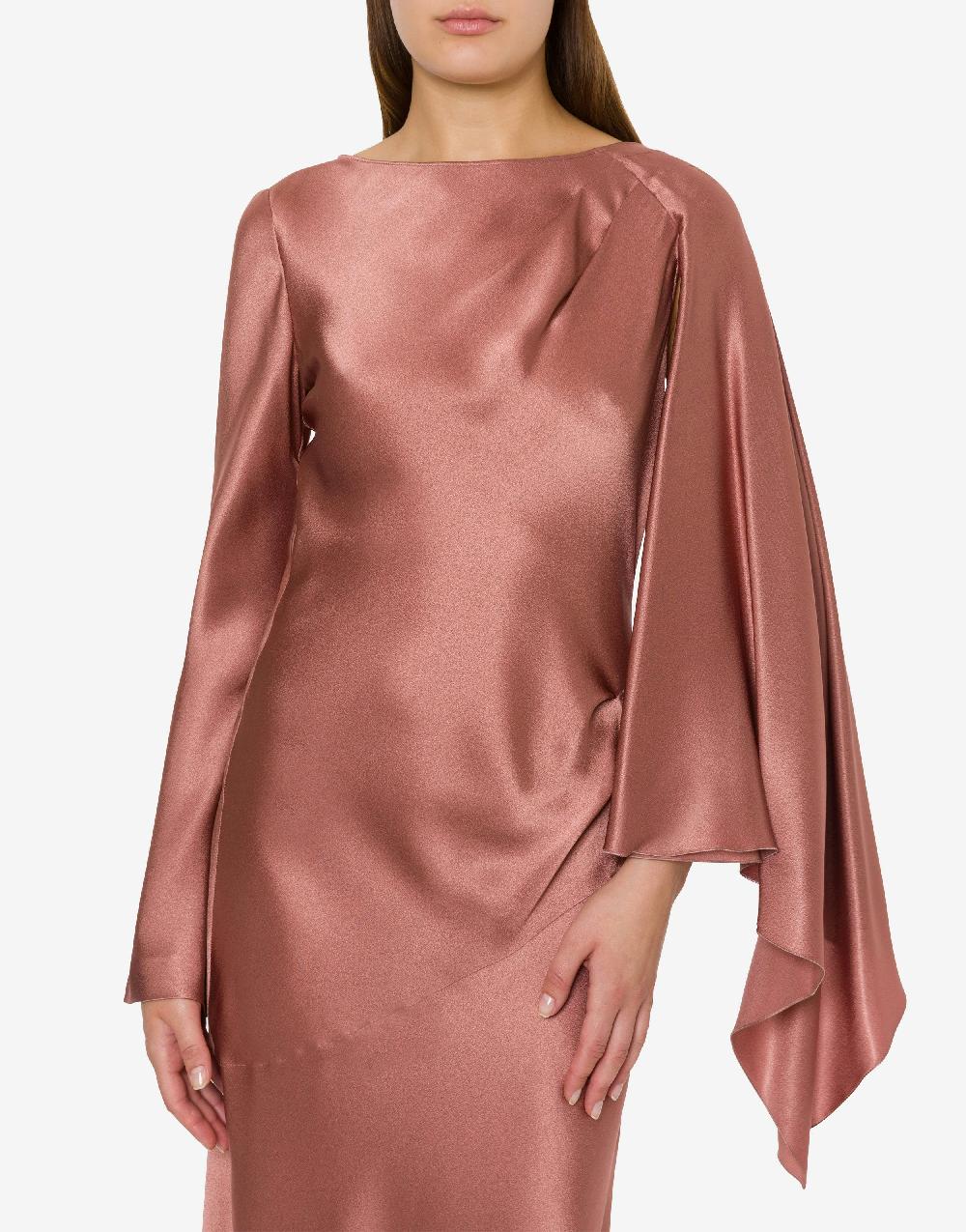 Alberta Ferretti Abito in raso Qualità Garantita
