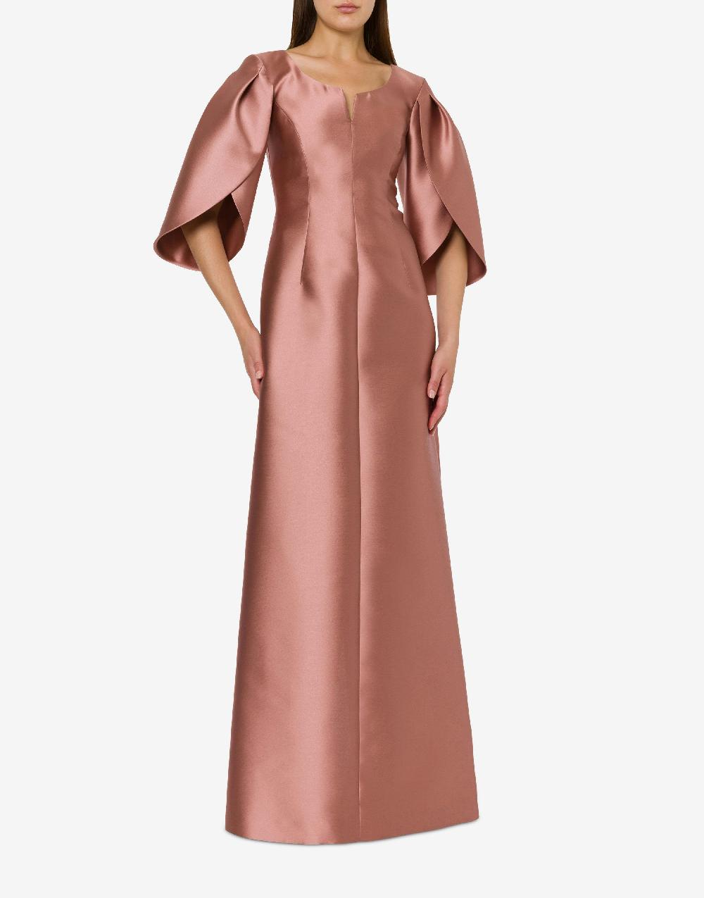 Alberta Ferretti Abito in mikado con maniche tulipano Negozi Online