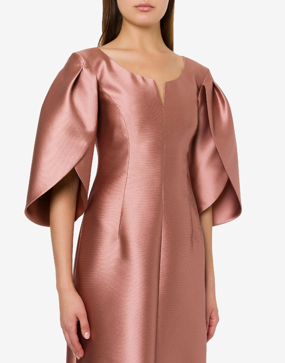 Alberta Ferretti Abito in mikado con maniche tulipano Negozi Online