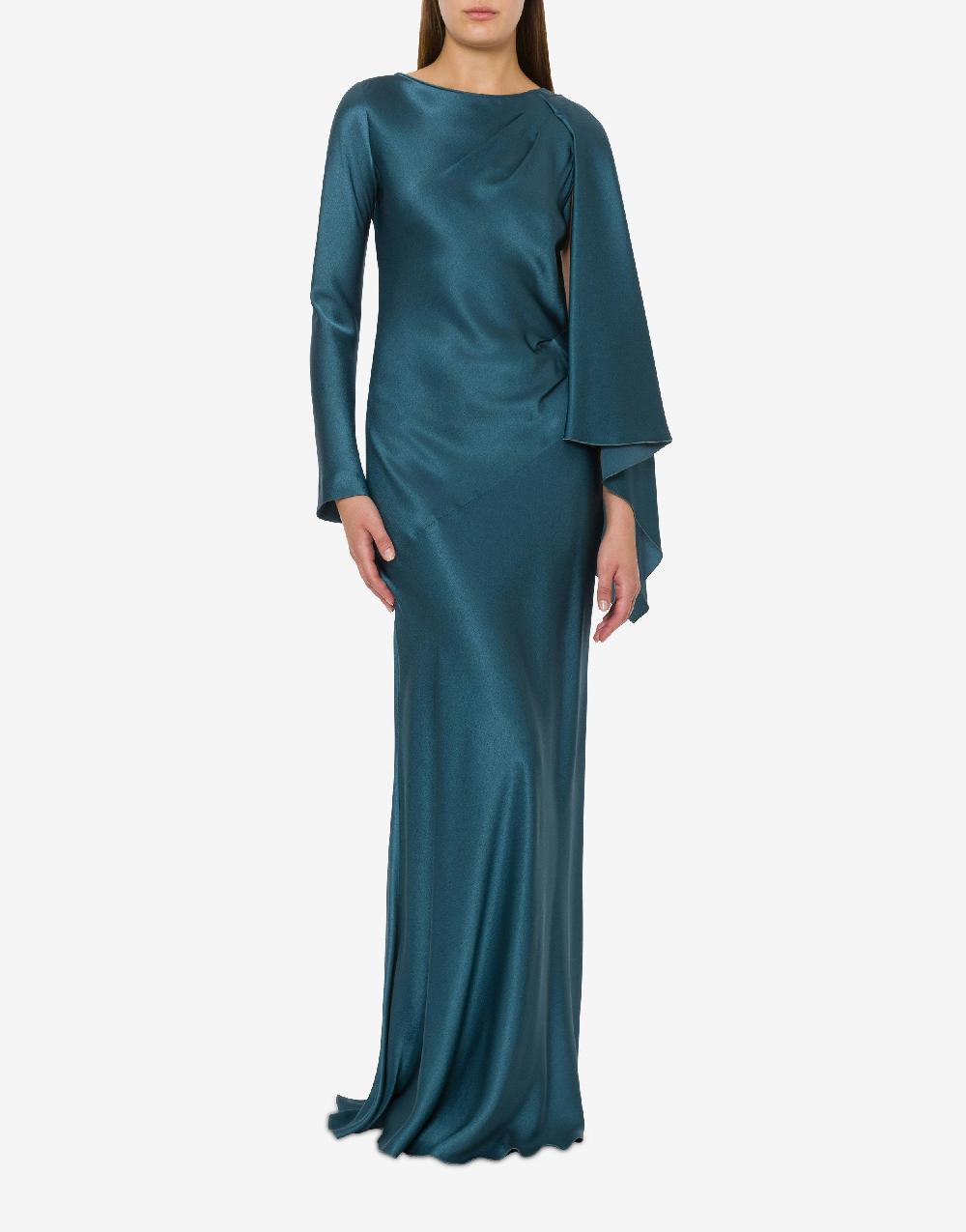 Alberta Ferretti Abito in raso Offerta