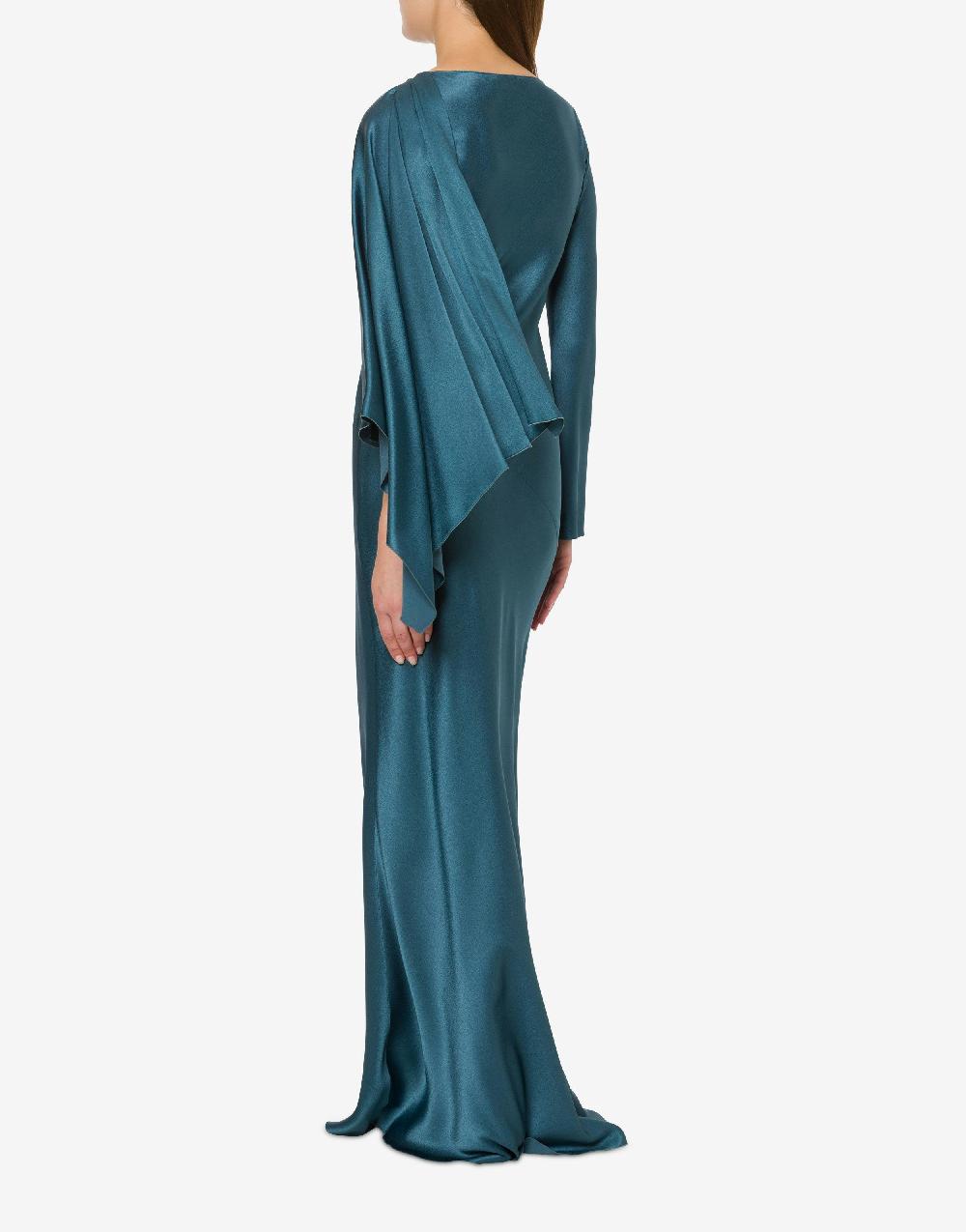 Alberta Ferretti Abito in raso Offerta