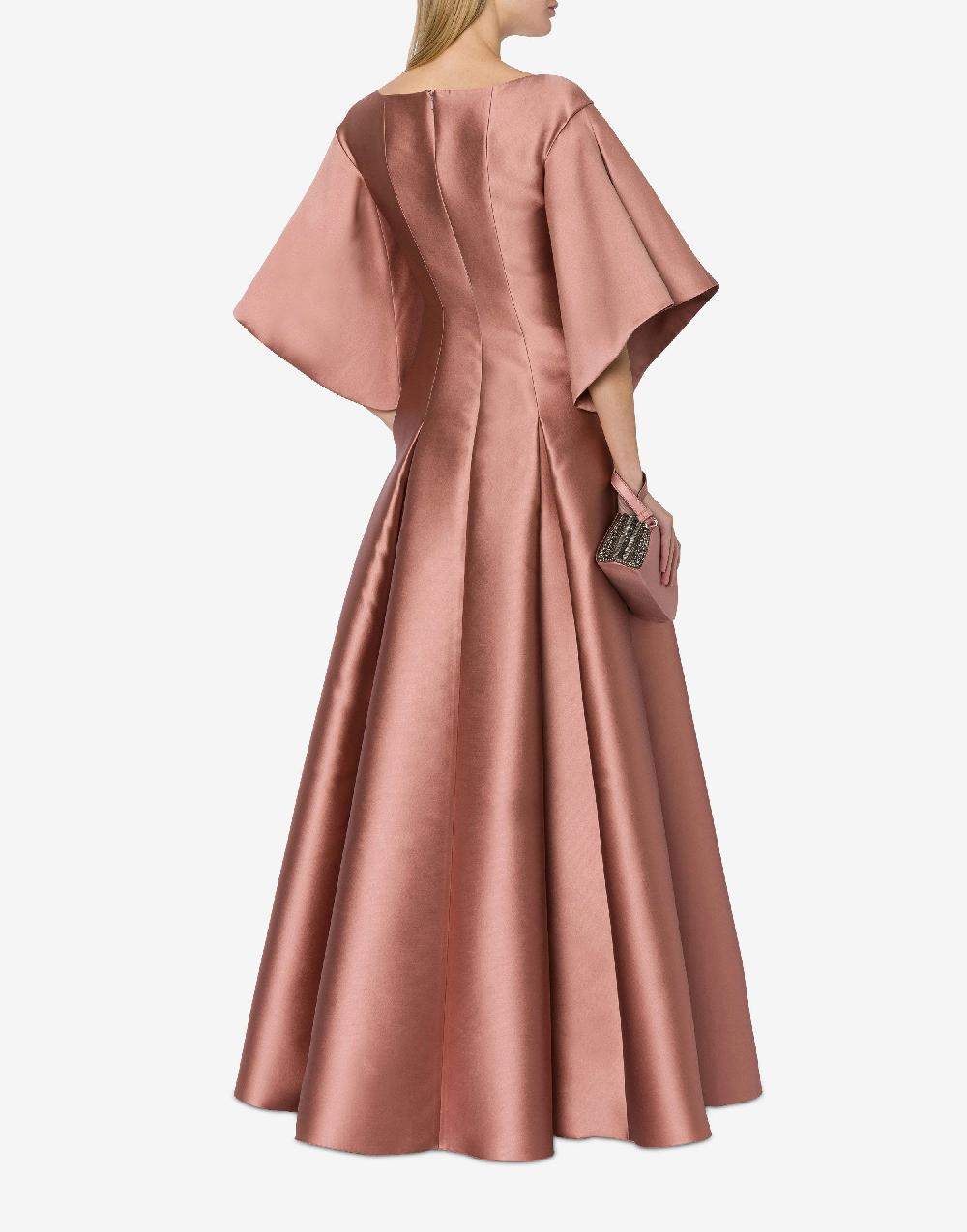 Alberta Ferretti Abito lungo in mikado Saldi