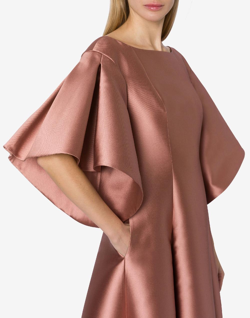 Alberta Ferretti Abito lungo in mikado Saldi