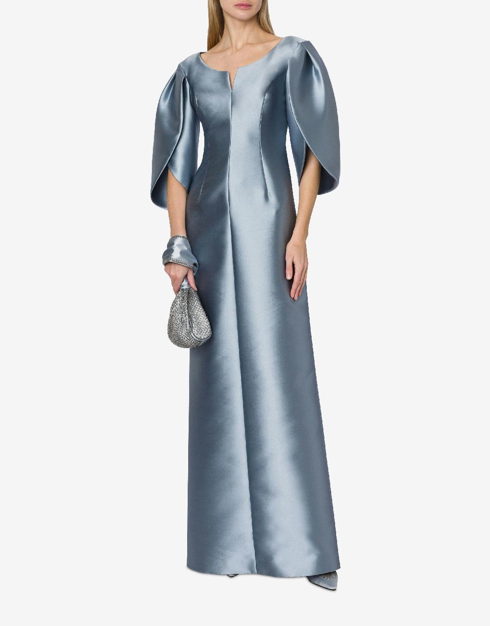 Alberta Ferretti Abito in mikado con maniche tulipano Offerte