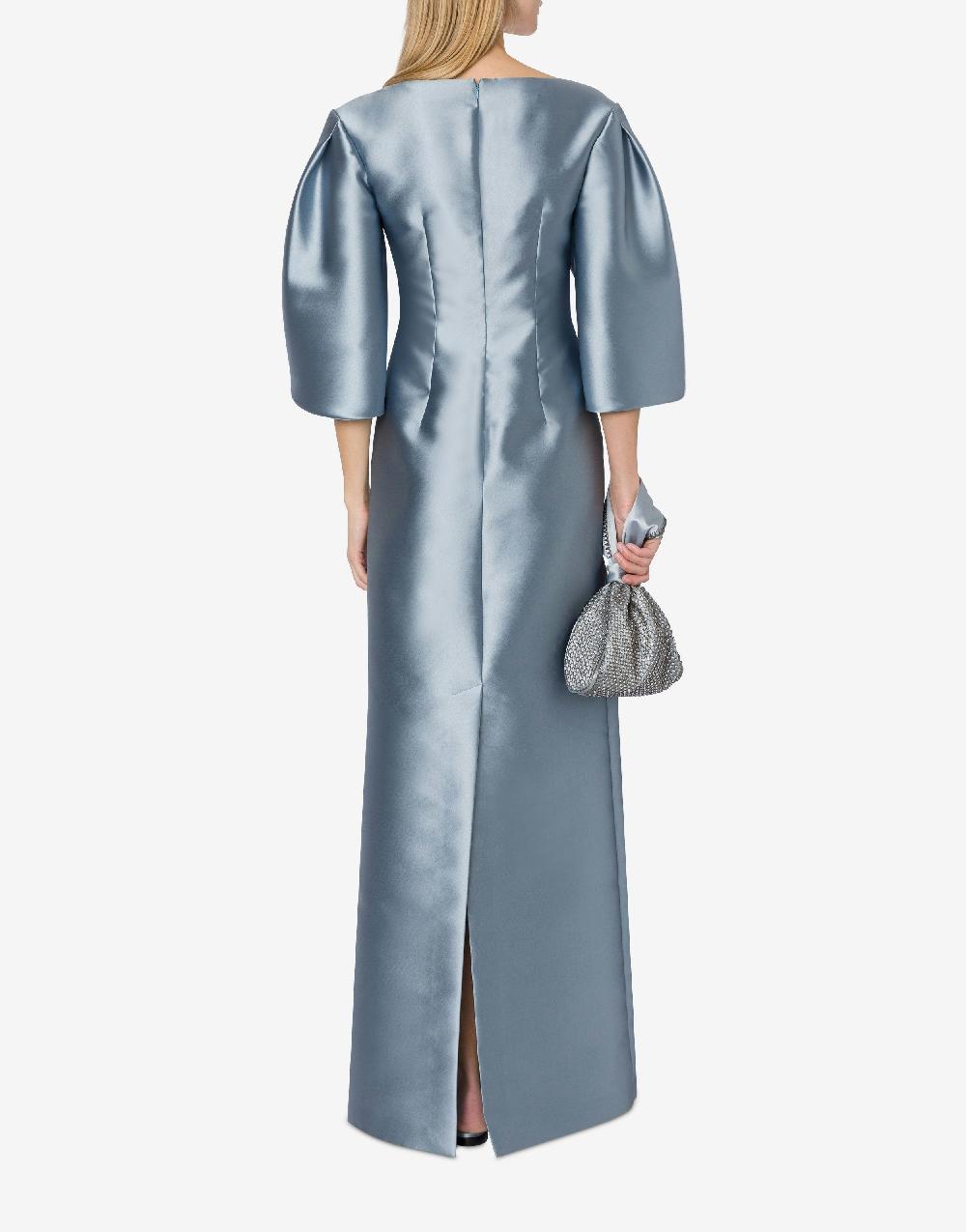 Alberta Ferretti Abito in mikado con maniche tulipano Offerte