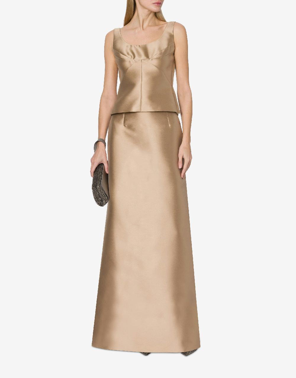 Alberta Ferretti Gonna lunga in mikado Saldi Di Fabbrica
