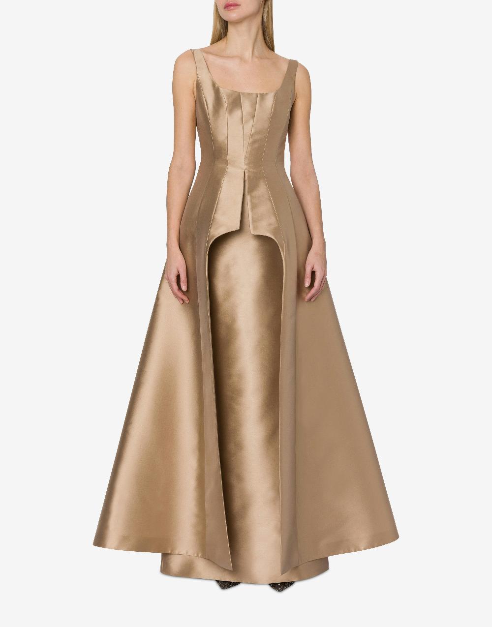 Alberta Ferretti Abito in mikado Vendite Flash