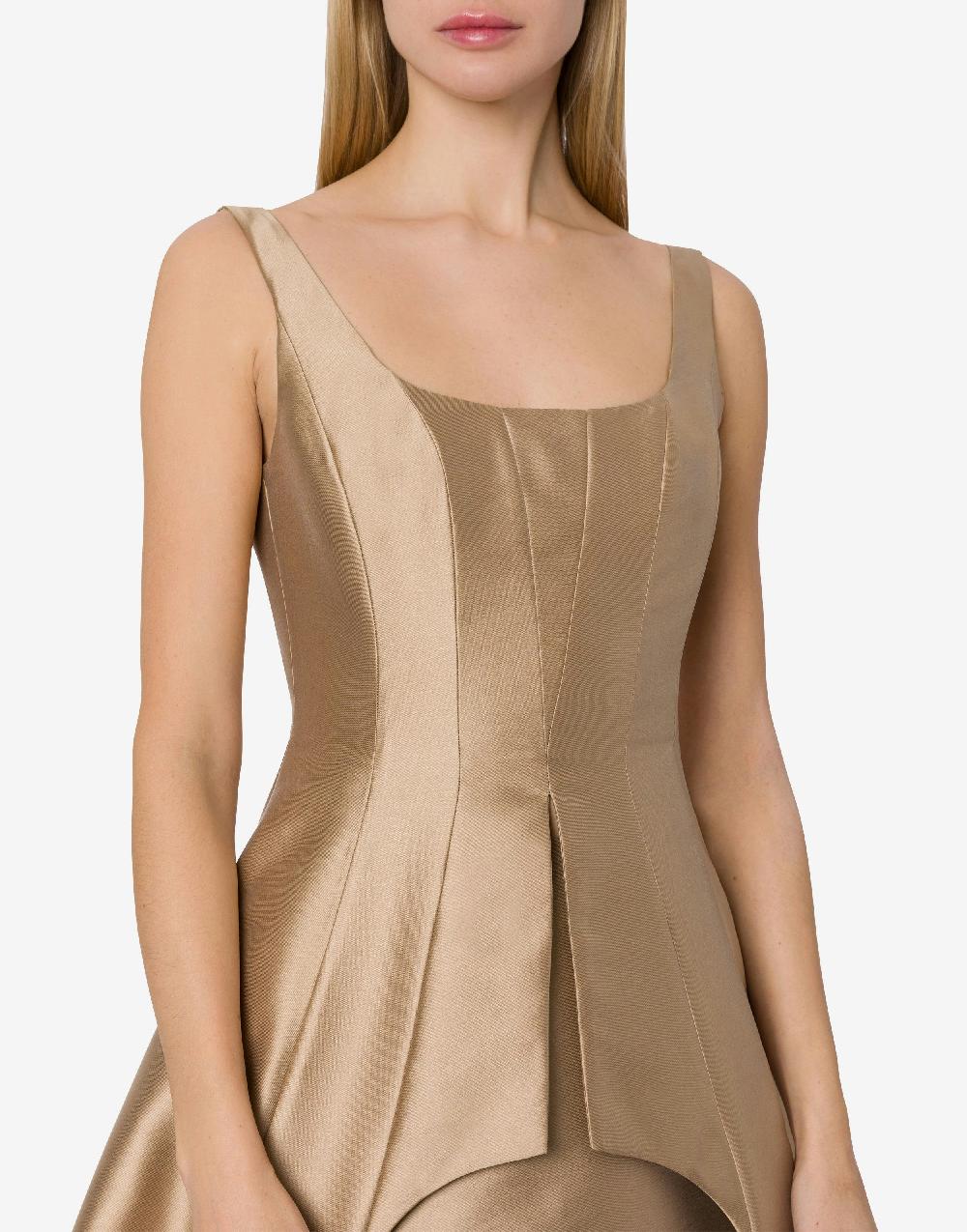 Alberta Ferretti Abito in mikado Vendite Flash