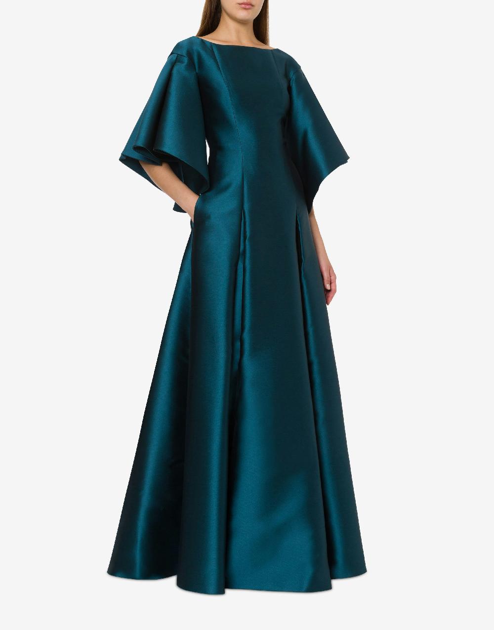 Alberta Ferretti Abito lungo in mikado 2025