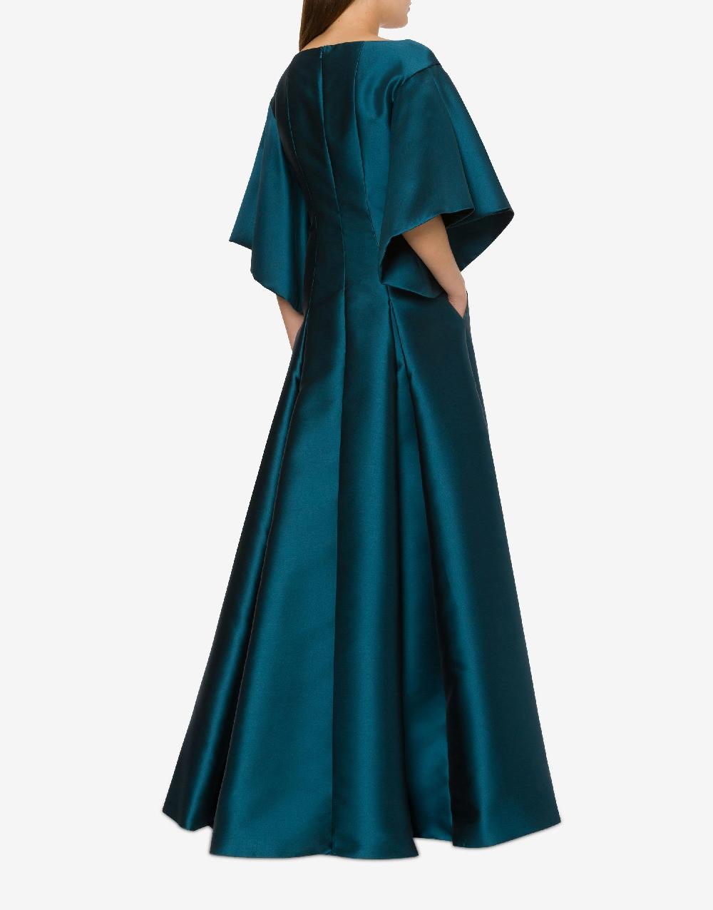 Alberta Ferretti Abito lungo in mikado 2025