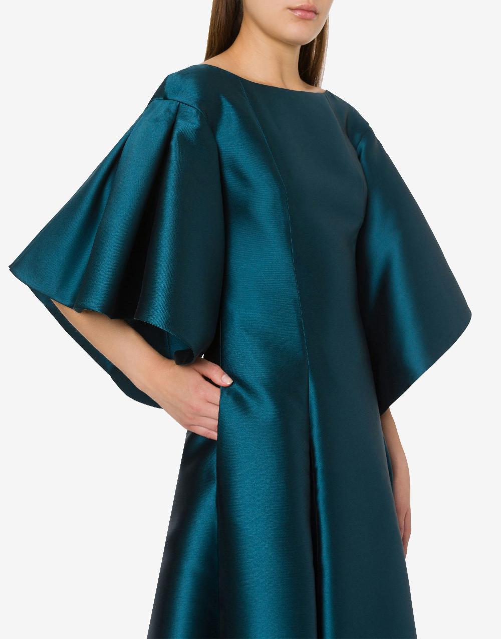 Alberta Ferretti Abito lungo in mikado 2025