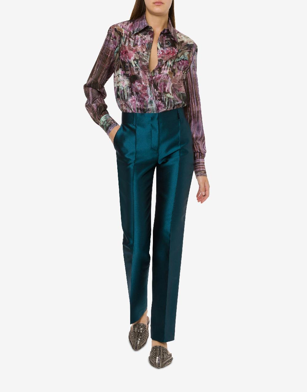 Alberta Ferretti Pantalone in mikado Nuovo