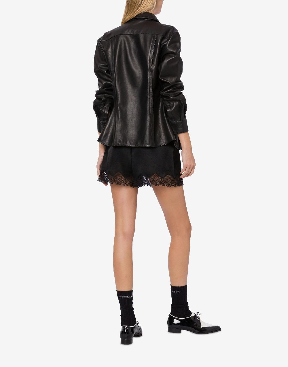 Alberta Ferretti Short in raso con pizzo Qualità Garantita