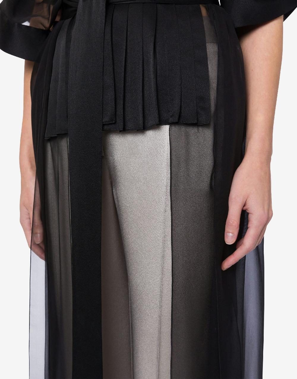 Alberta Ferretti Camicia in raso e chiffon organico Negozi Online