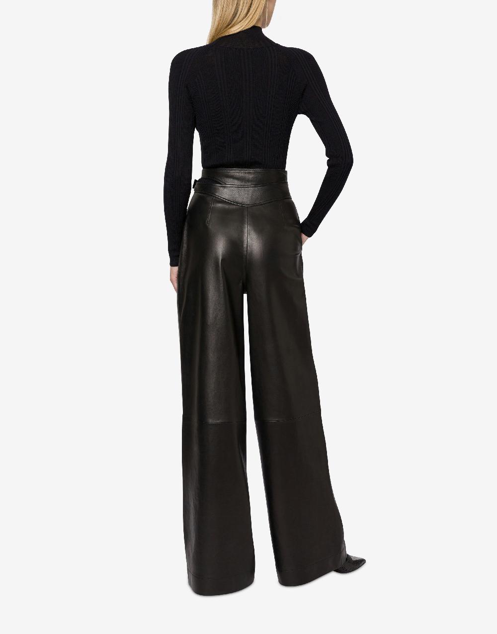 Alberta Ferretti Pantalone in nappa glossy Promozione Limitata