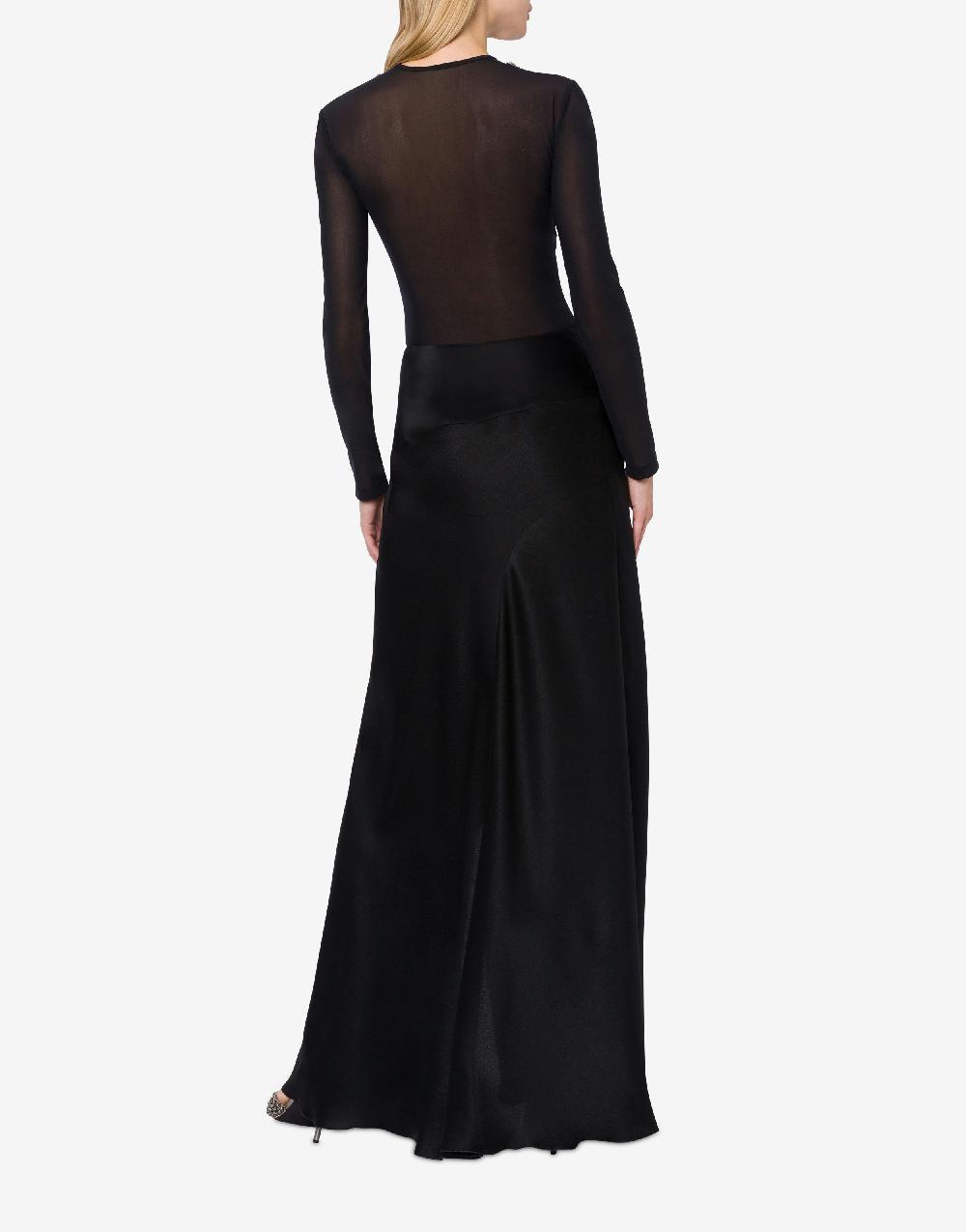 Alberta Ferretti T-shirt in tulle con ricamo Shopping Online
