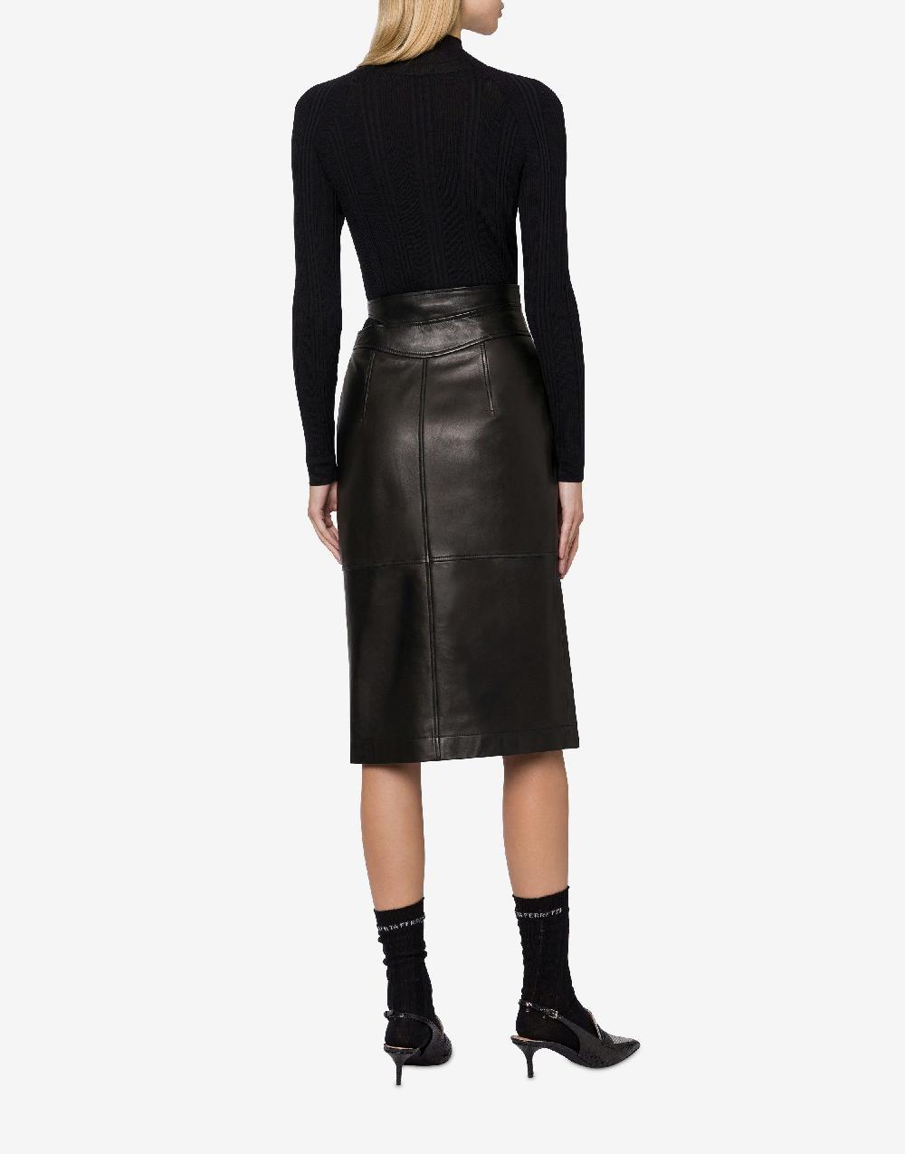 Alberta Ferretti Gonna midi in nappa glossy Affare Del Giorno