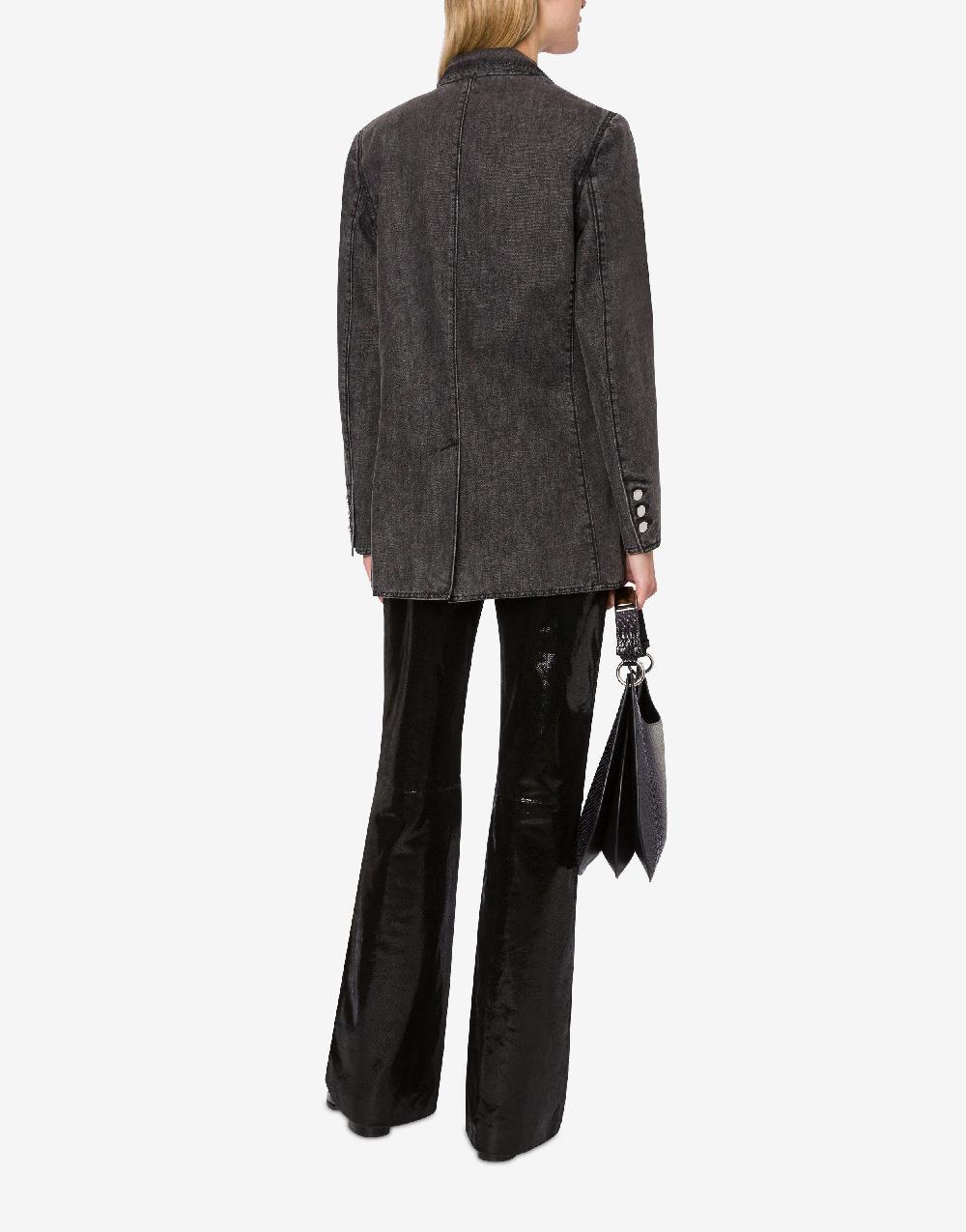 Alberta Ferretti Giacca in denim marmorizzato Stone Washed Offerta