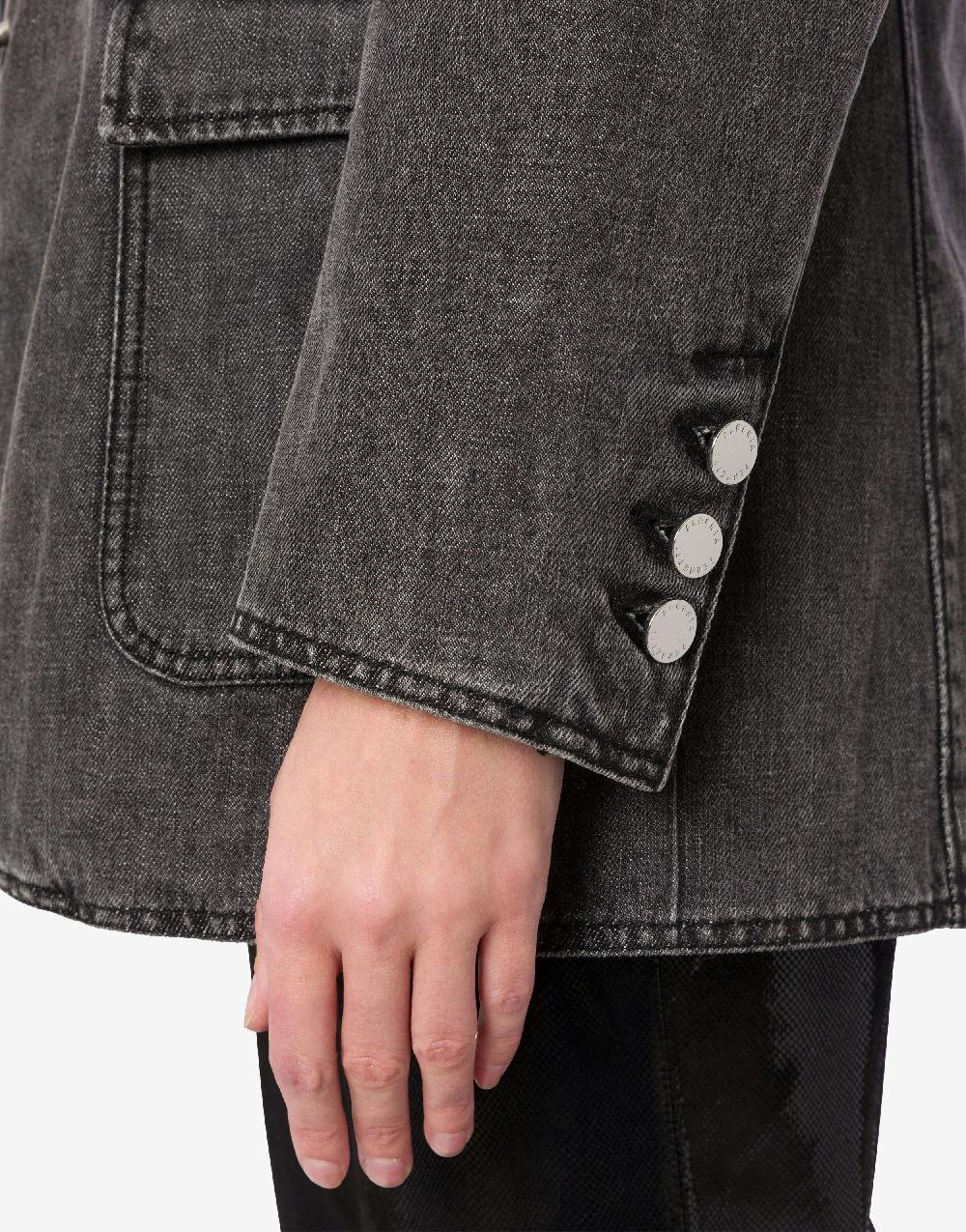 Alberta Ferretti Giacca in denim marmorizzato Stone Washed Offerta