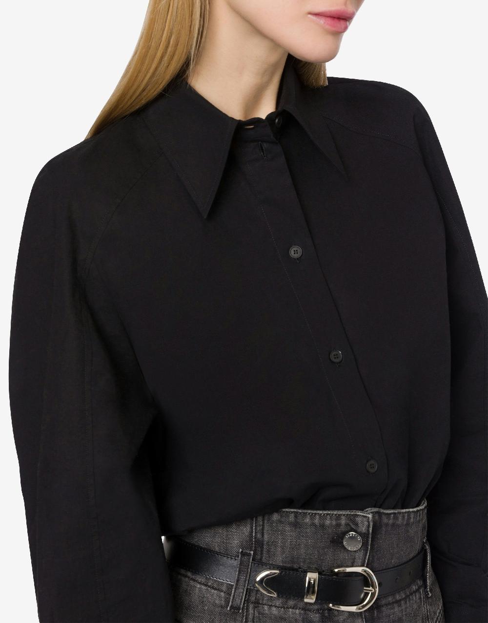 Alberta Ferretti Camicia oversize in popeline stretch Hotsell