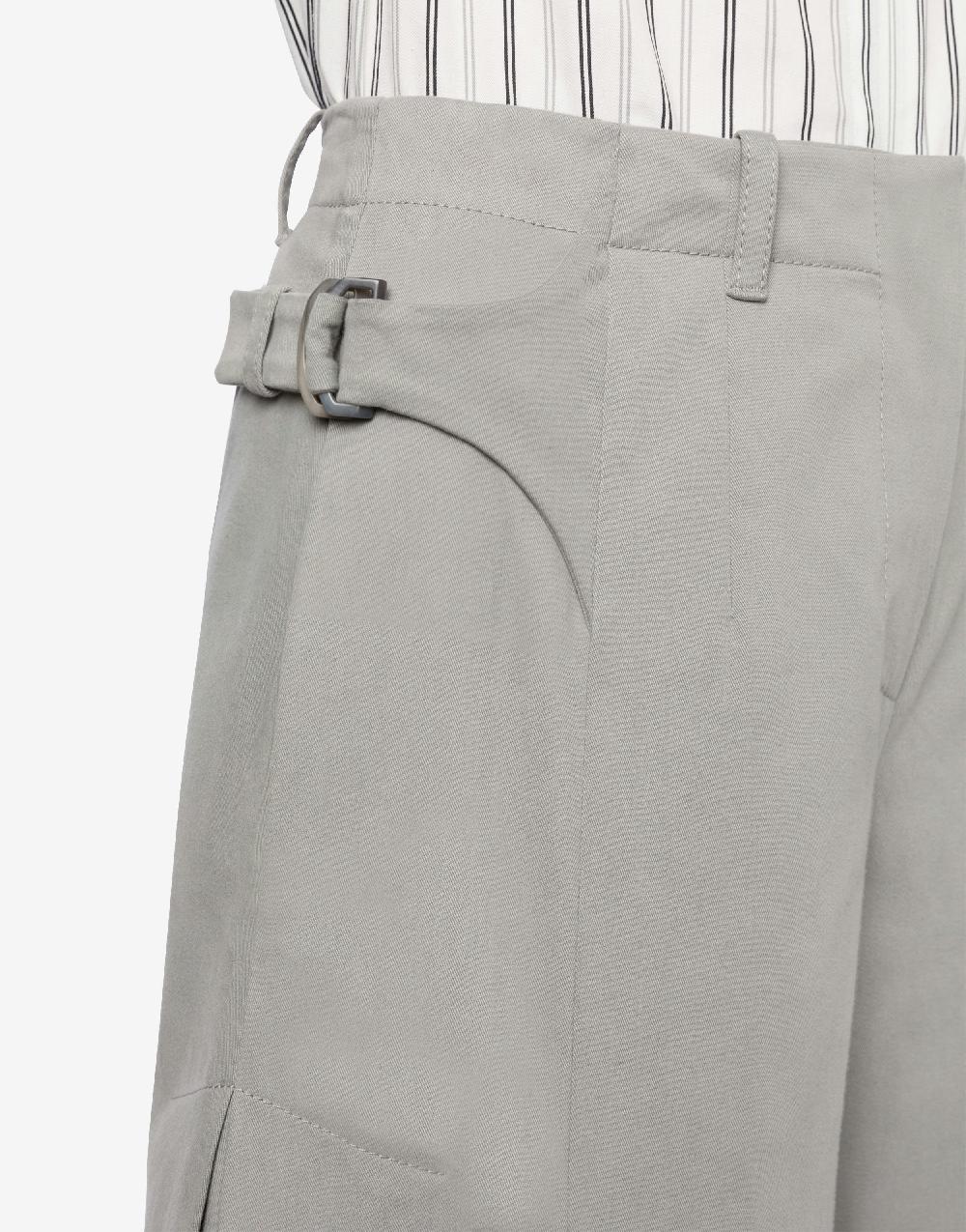 Alberta Ferretti Pantalone oversize in gabardina di cotone stretch I Più Venduti