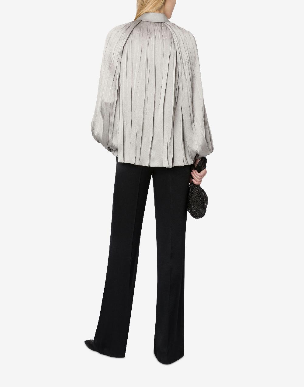 Alberta Ferretti Camicia in raso plissé Nuovo
