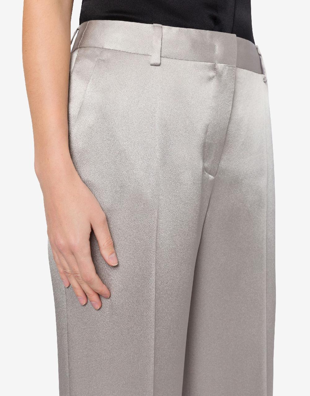 Alberta Ferretti Pantalone sartoriale in raso Qualità
