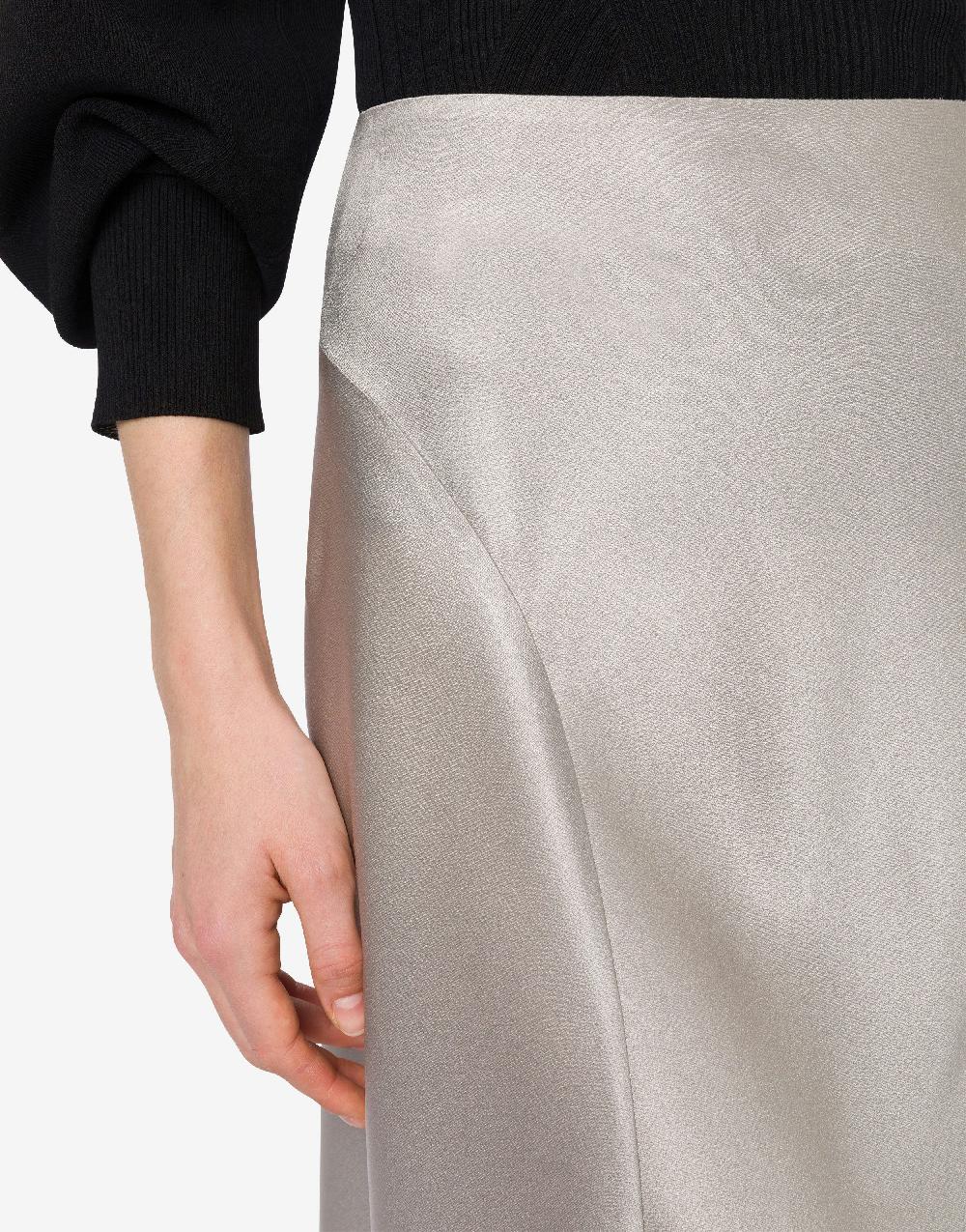 Alberta Ferretti Gonna longuette in raso Pezzi Unici