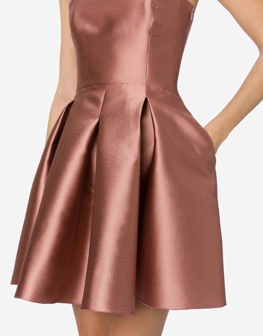 Alberta Ferretti Minidress bustier in mikado Soddisfazione Garantita