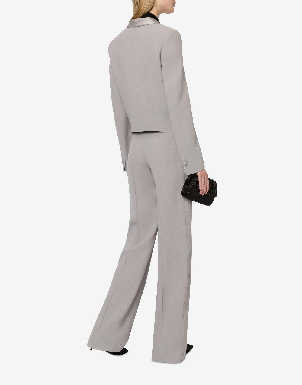 Alberta Ferretti Giacca smoking in enver satin Acquista Ora