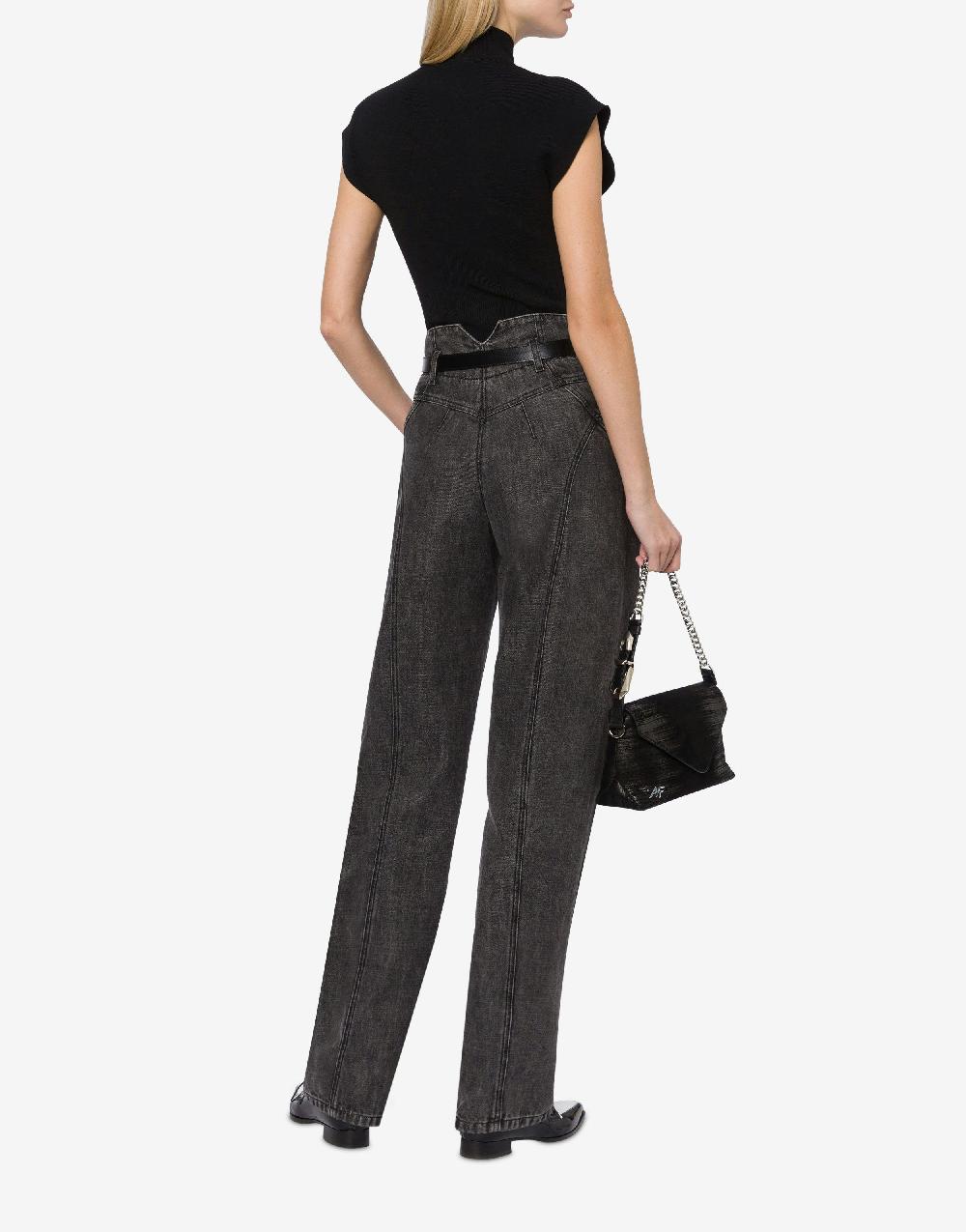 Alberta Ferretti Top a collo alto in maglia stretch Prezzo Ridotto