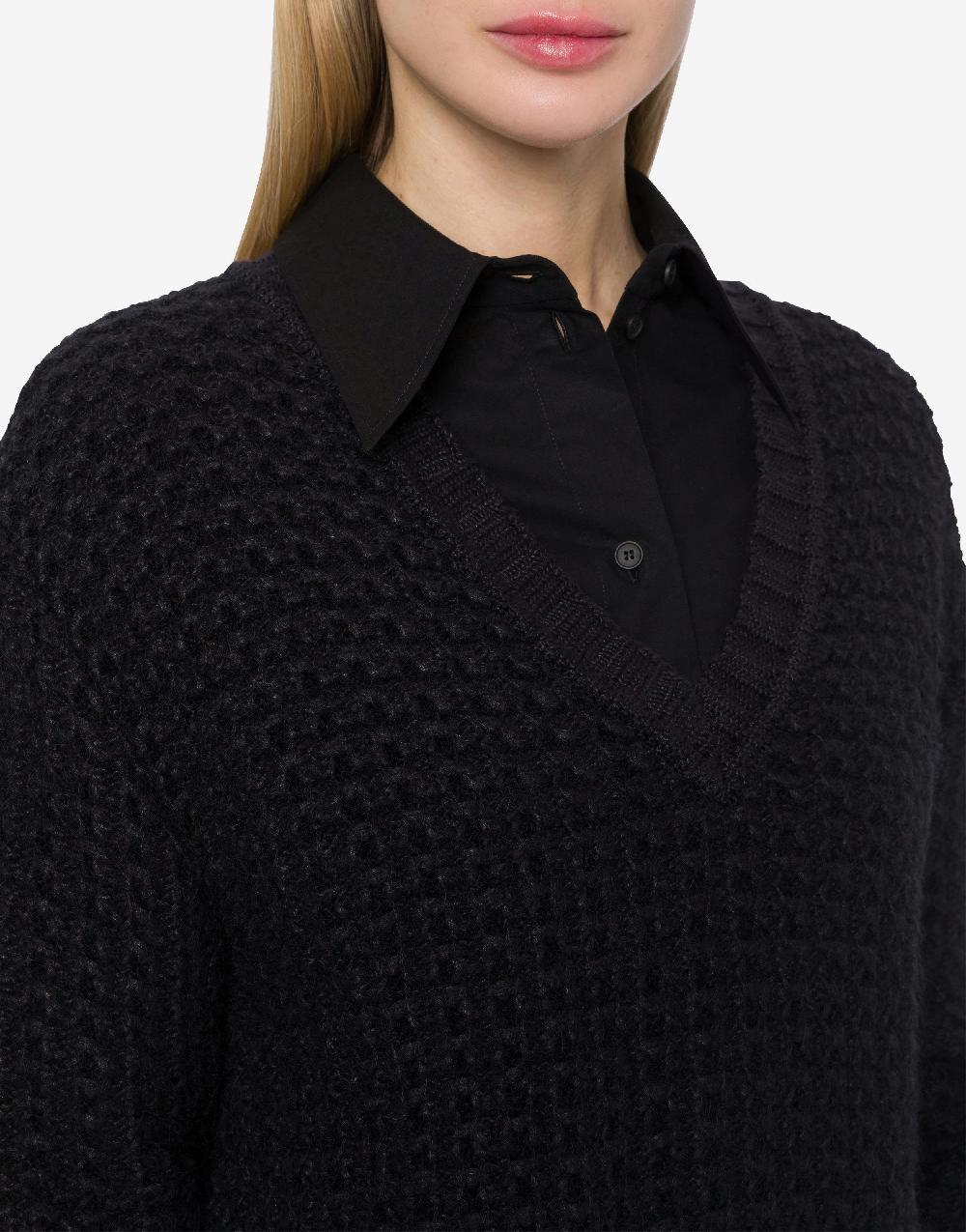 Alberta Ferretti Maglione oversize in misto mohair Novità