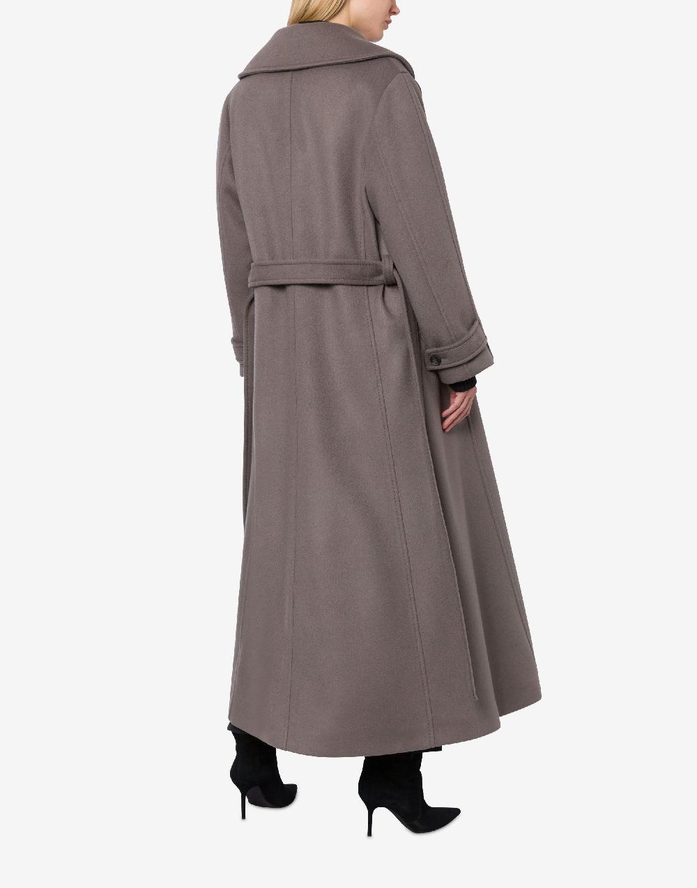 Alberta Ferretti Cappotto in panno di lana e cashmere Hotsell
