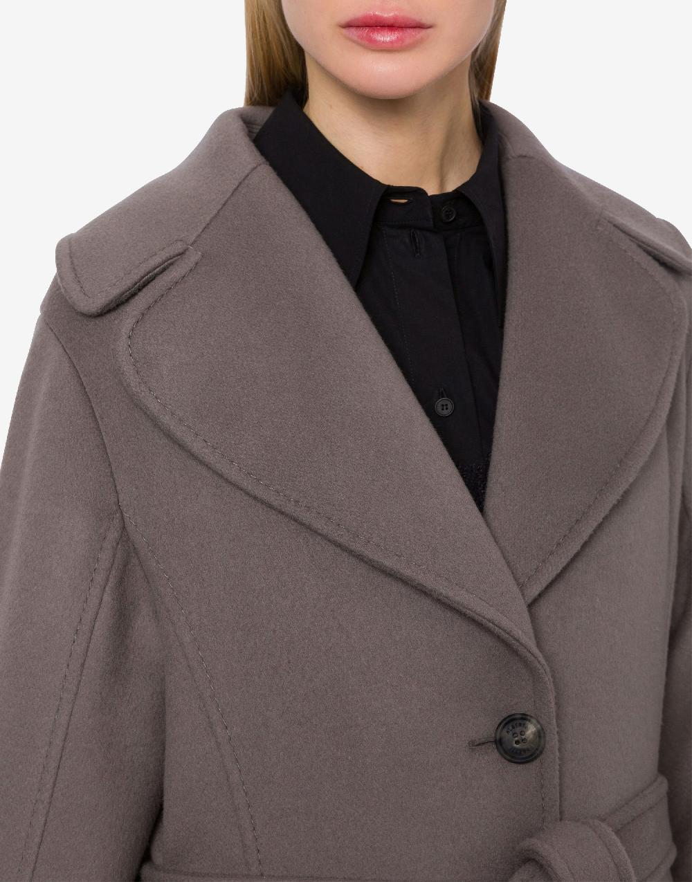 Alberta Ferretti Cappotto in panno di lana e cashmere Hotsell