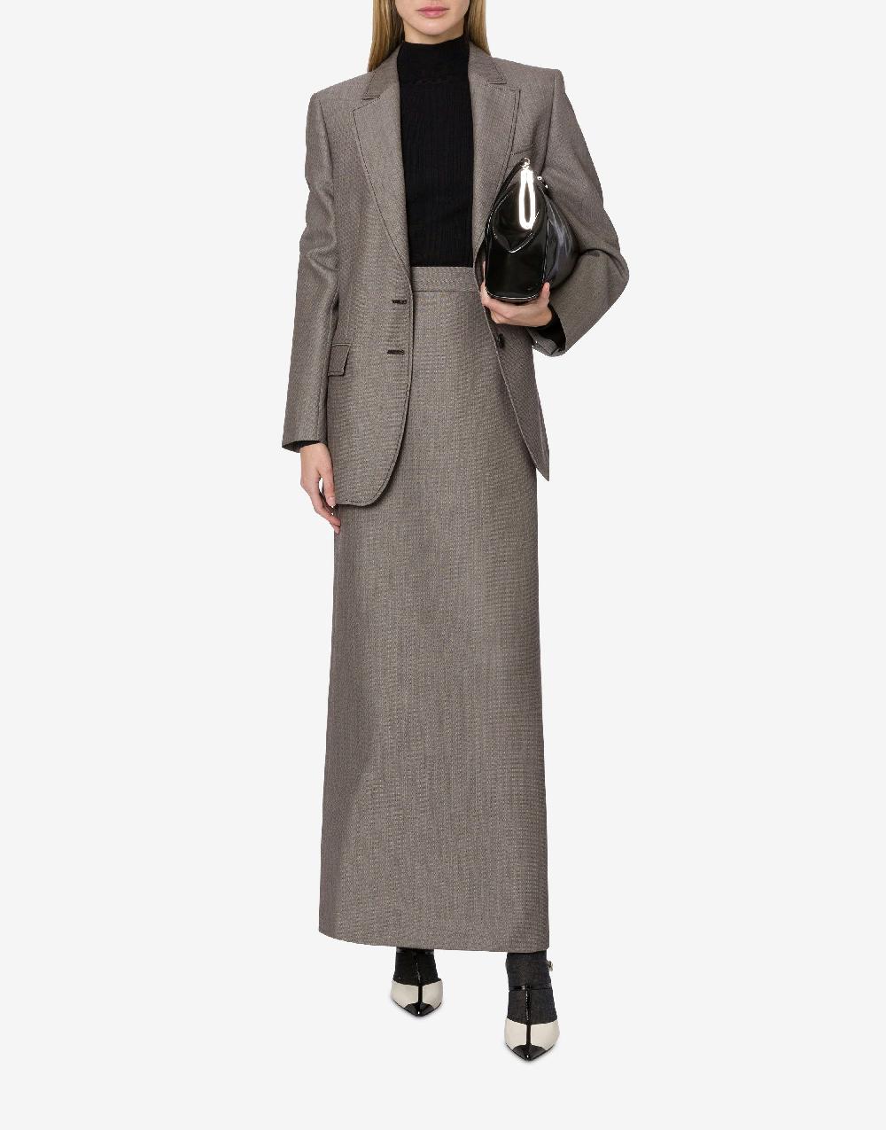 Alberta Ferretti Giacca in tweed di lana Vendita Economica