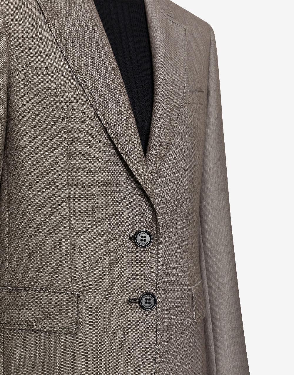 Alberta Ferretti Giacca in tweed di lana Vendita Economica