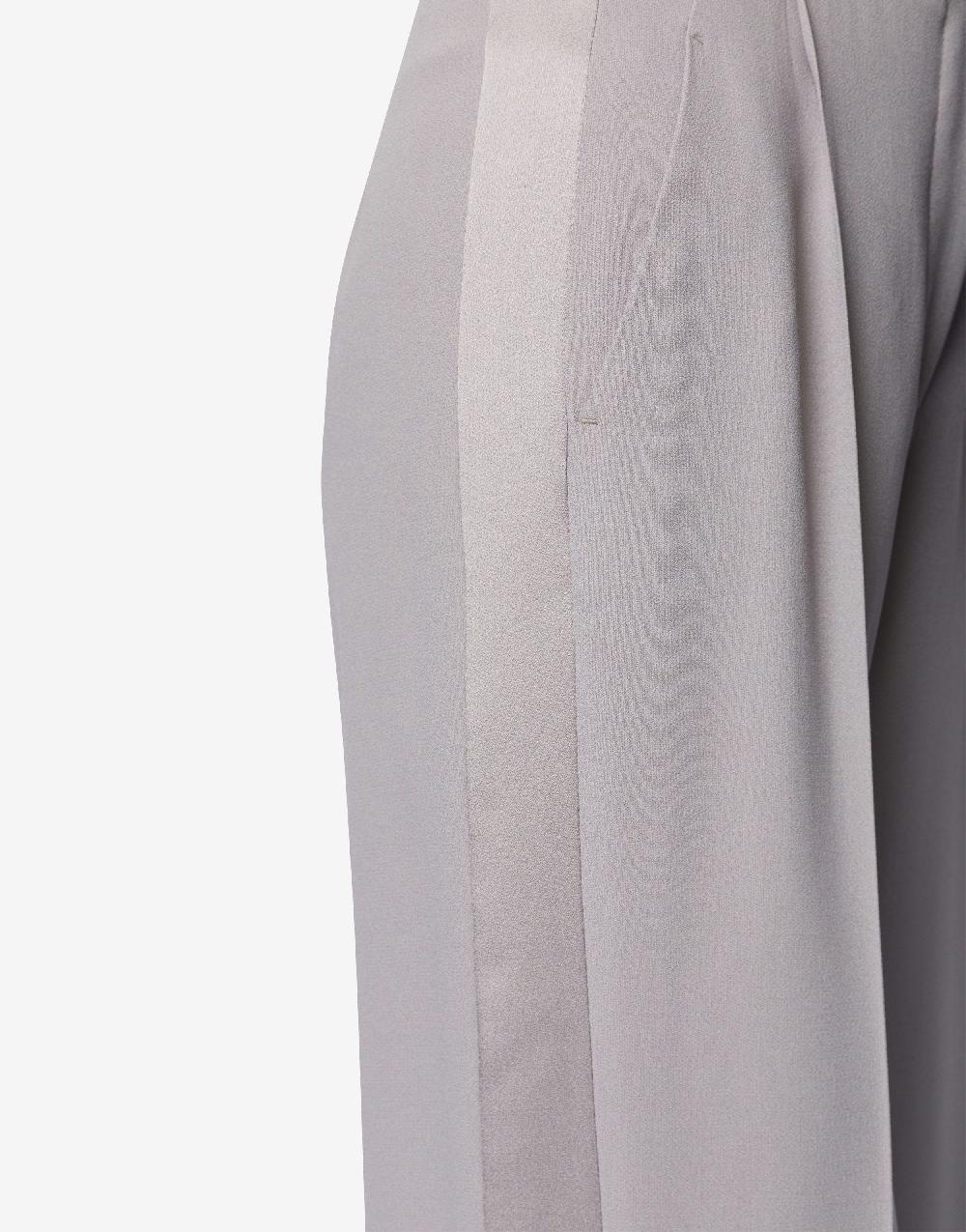 Alberta Ferretti Pantalone a vita bassa in enver satin Vendite Flash