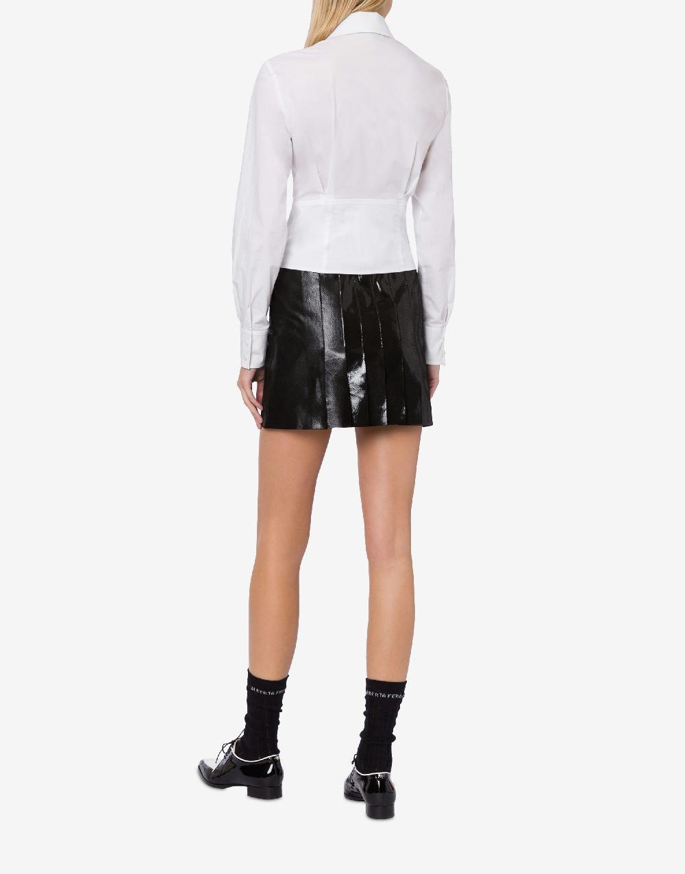Alberta Ferretti Camicia in popeline stretch Dripping Roses Moda