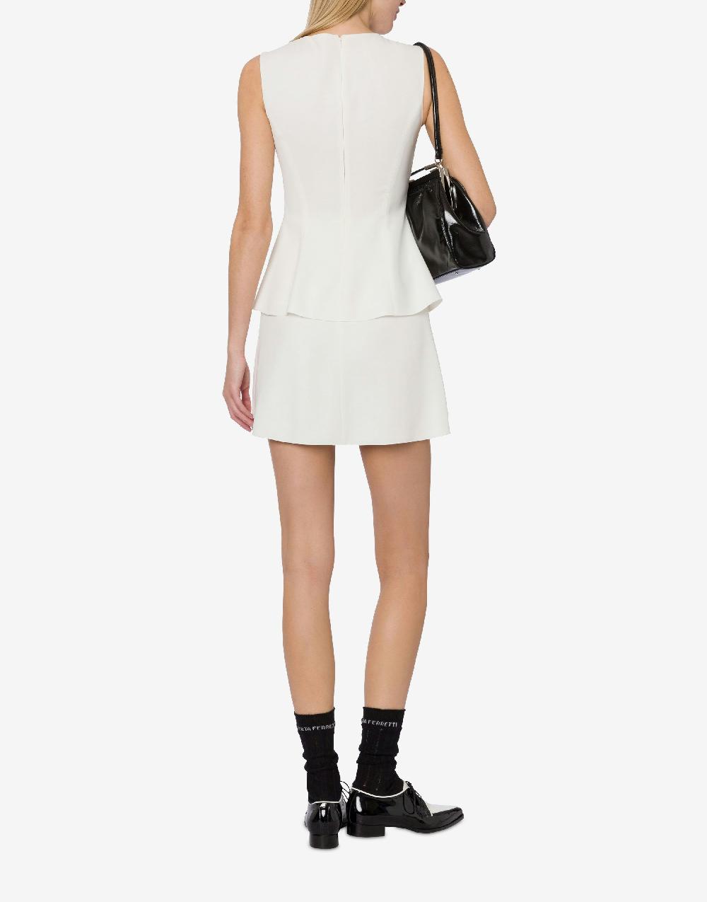 Alberta Ferretti Minidress in cady stretch Italy