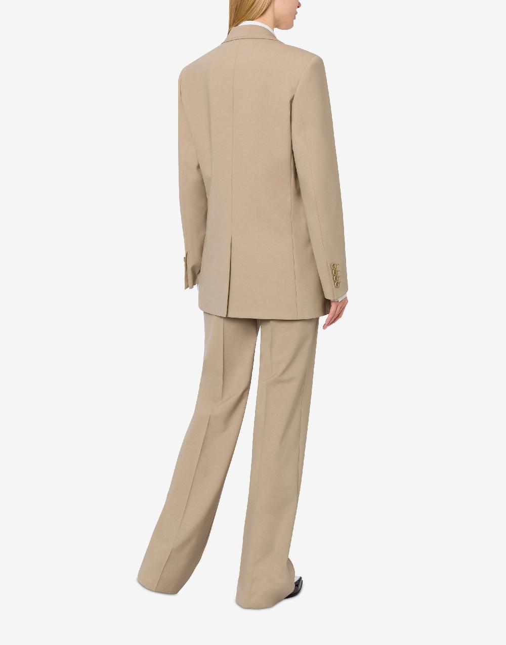 Alberta Ferretti Giacca in tela di lana stretch In Linea