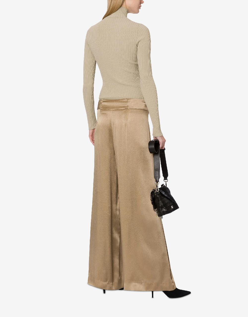 Alberta Ferretti Maglia a collo alto in viscosa stretch Qualità