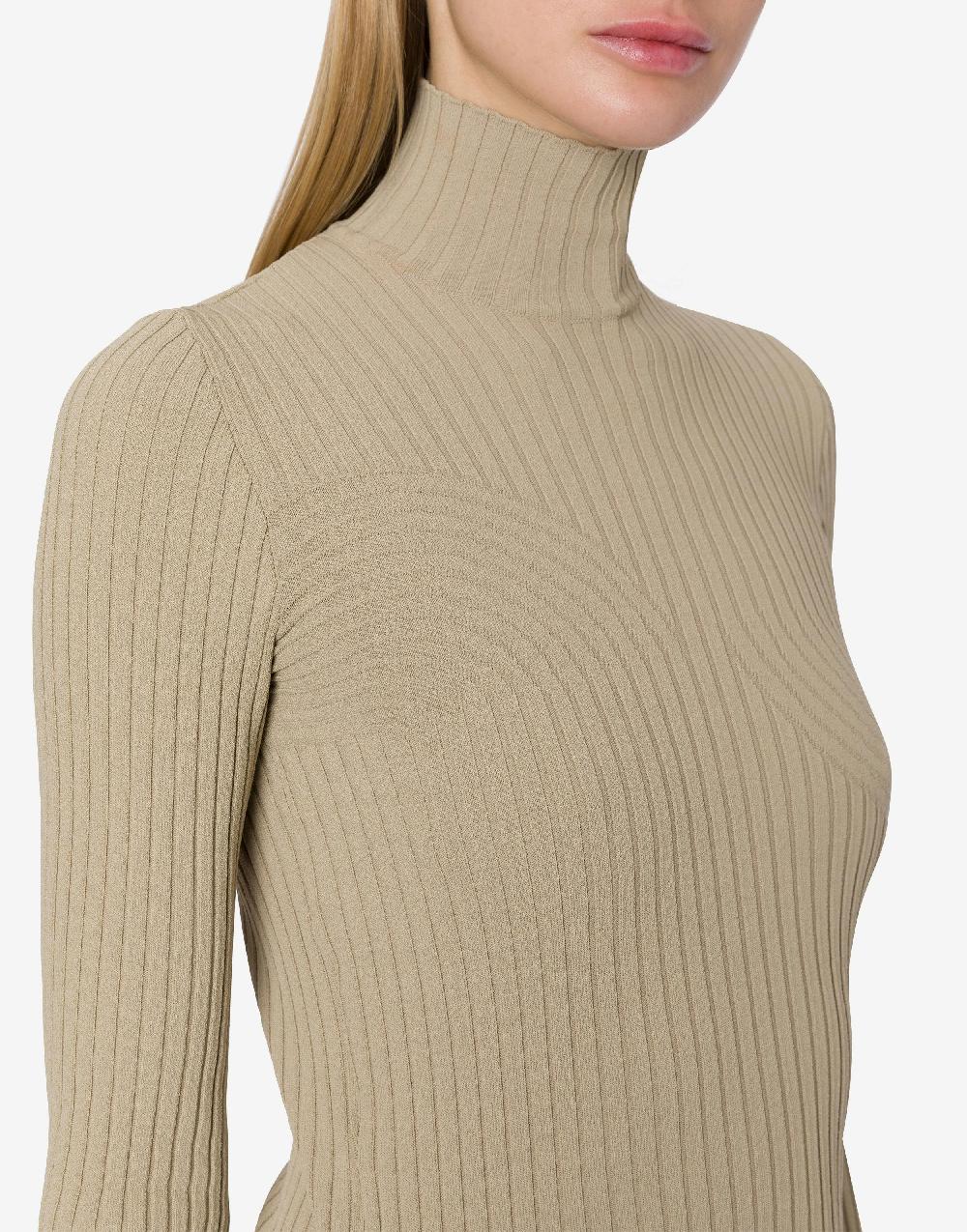 Alberta Ferretti Maglia a collo alto in viscosa stretch Qualità