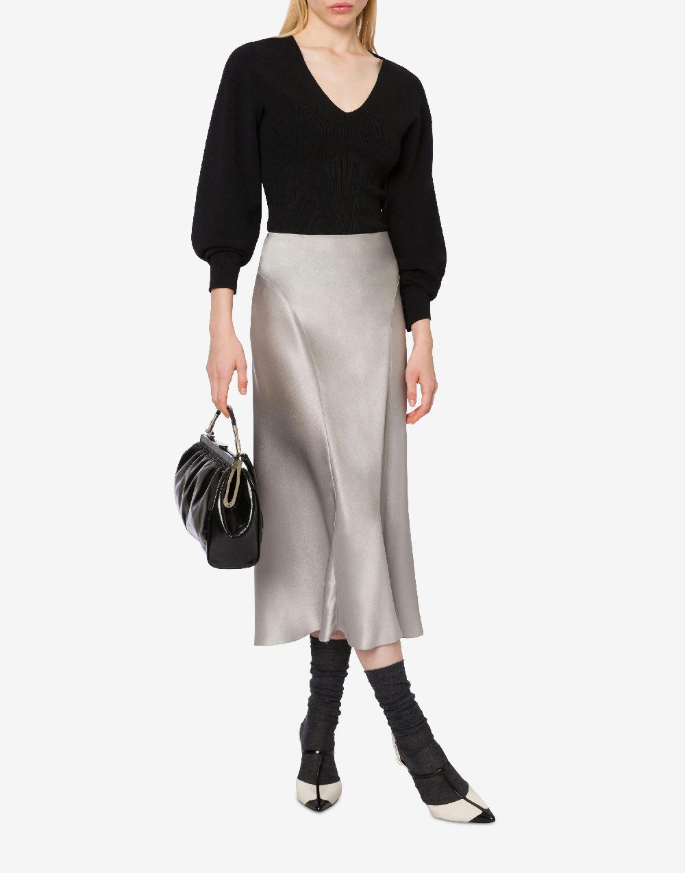 Alberta Ferretti Maglia stretch con maniche voluminose Negozi Online