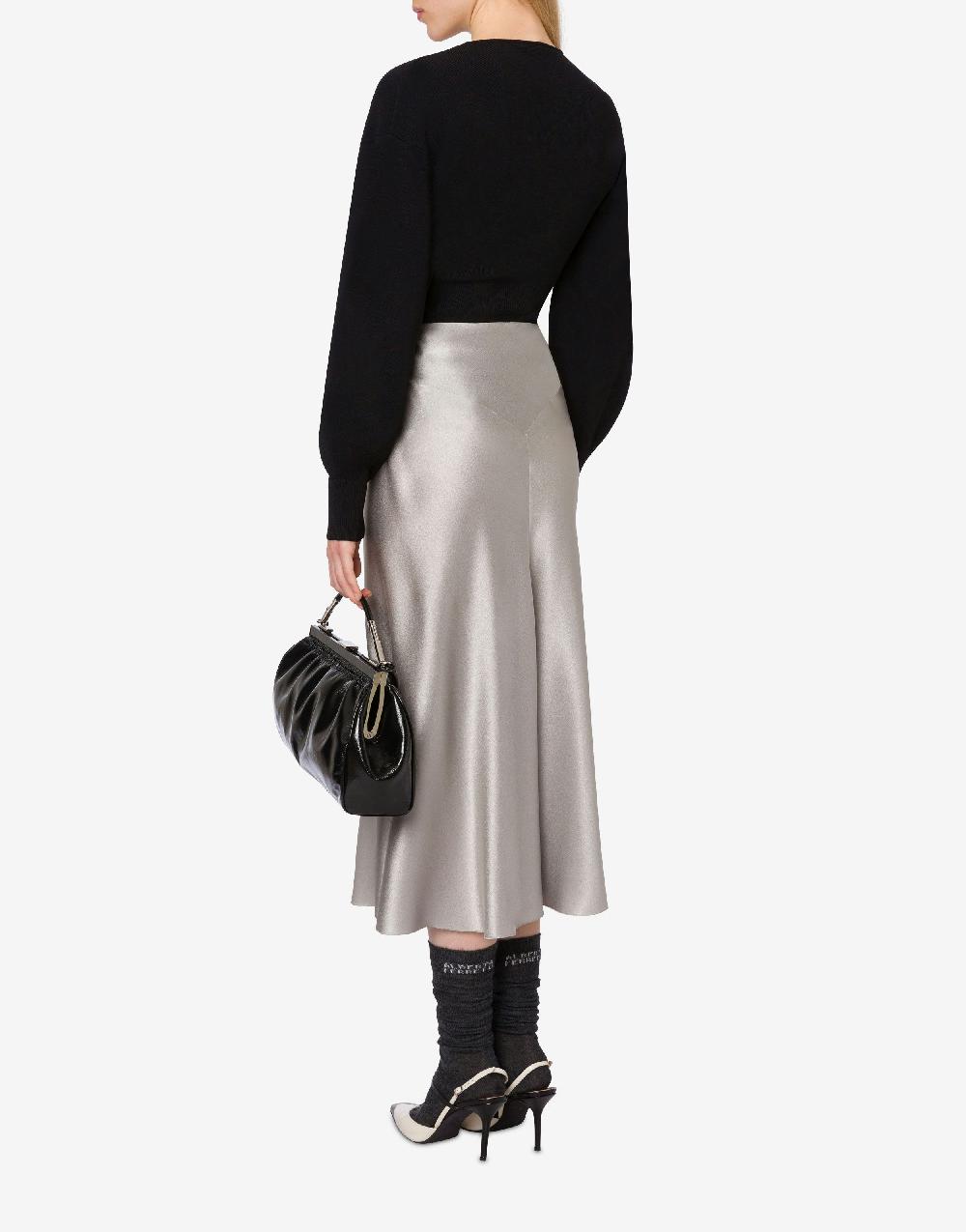Alberta Ferretti Maglia stretch con maniche voluminose Negozi Online