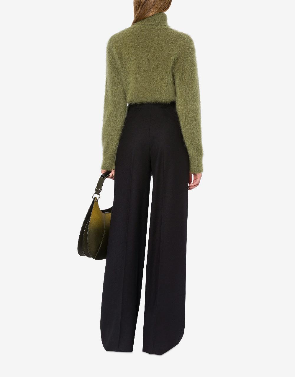 Alberta Ferretti Pantalone in flanella stretch Acquista Ora