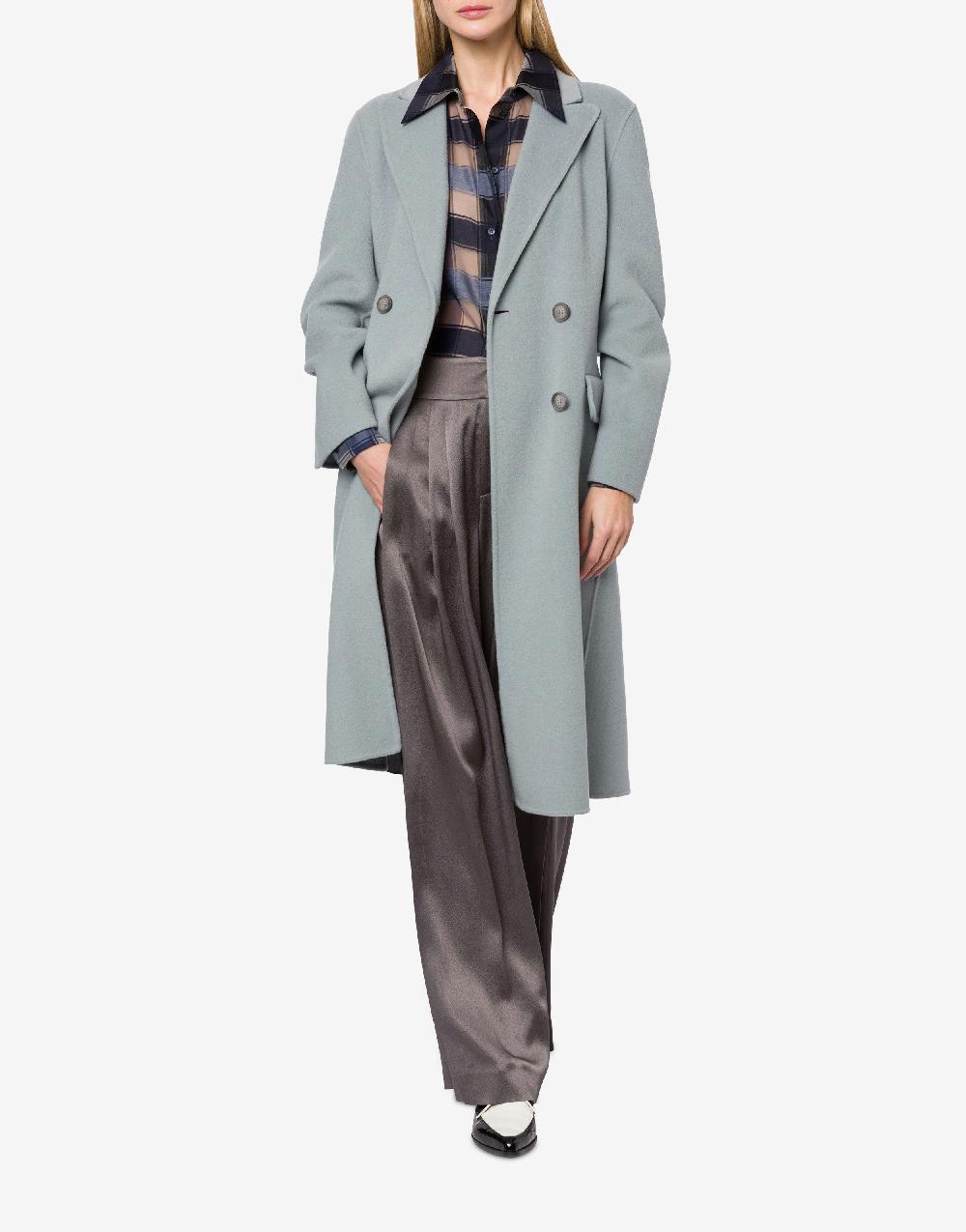 Alberta Ferretti Cappotto doppiopetto in panno double Prezzo Ridotto