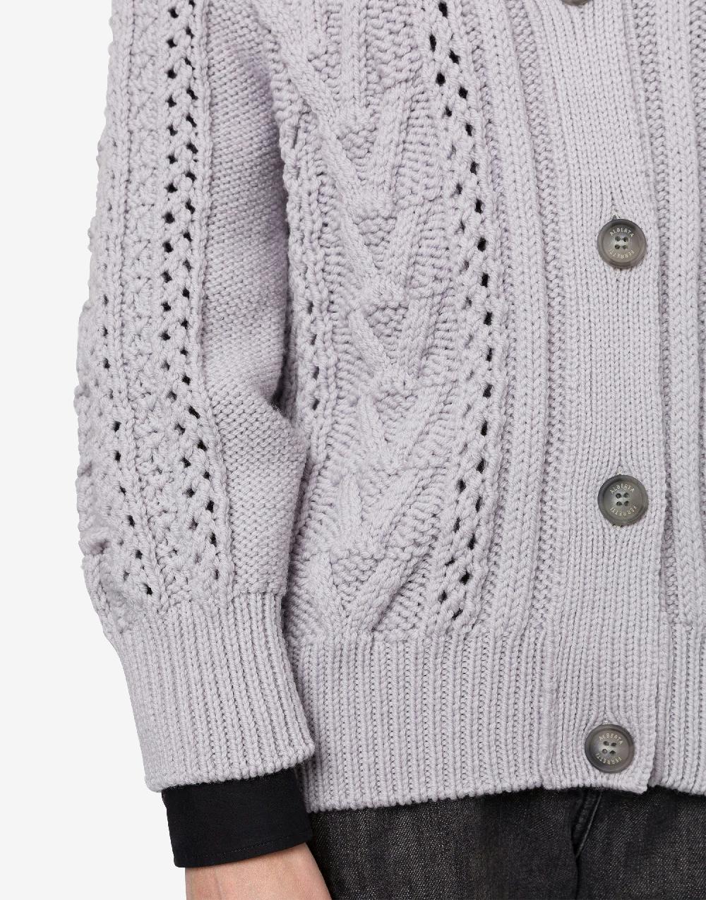 Alberta Ferretti Cardigan oversize in lana Sottocosto