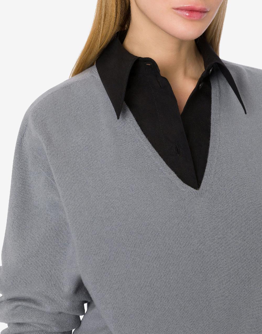 Alberta Ferretti Maglia oversize in misto cashmere e lana Convenienza