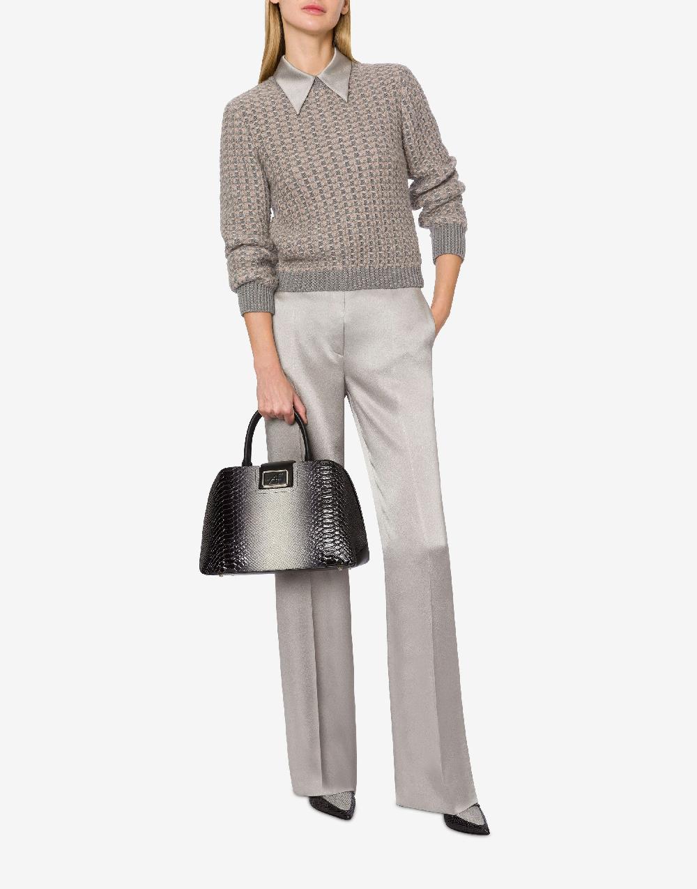 Alberta Ferretti Maglioncino in misto mohair Presa