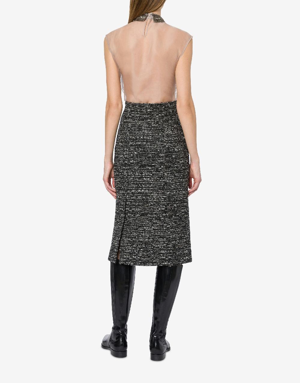 Alberta Ferretti Top in organza con ricamo perline I Più Venduti